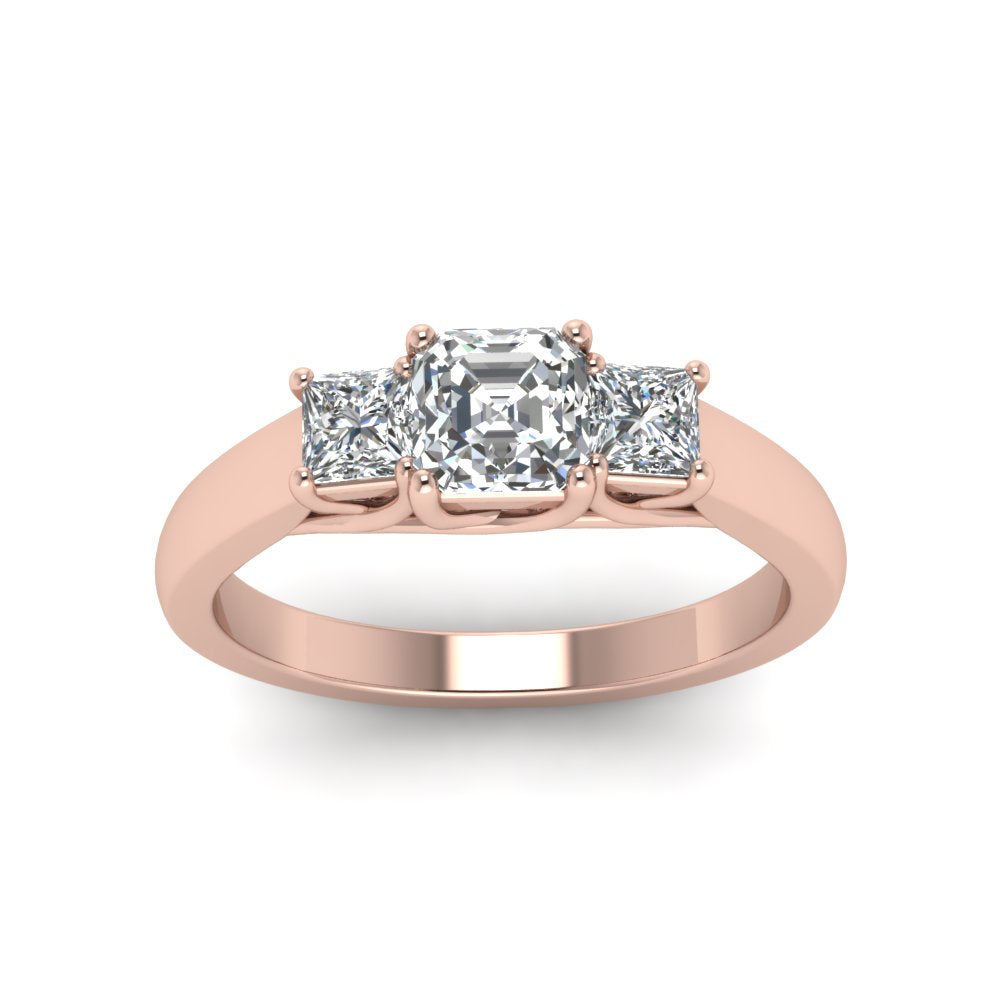 asscher-cut-u-prong-three-stone-diamond-engagement-ring-in-14K-rose-gold-FDENR578ASRANGLE5-NL-RG