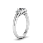 Load image into Gallery viewer, asscher-cut-u-prong-three-stone-diamond-engagement-ring-in-14K-white-gold-FDENR578ASRANGLE2-NL-WG
