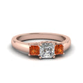 Thumbnail 34 - asscher-cut-u-prong-three-stone-diamond-engagement-ring-with-orange-sapphire-in-14K-rose-gold-FDENR578ASRGSAOR-NL-RG