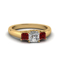 Thumbnail 41 - asscher-cut-u-prong-three-stone-diamond-engagement-ring-with-ruby-in-14K-yellow-gold-FDENR578ASRGRUDR-NL-YG