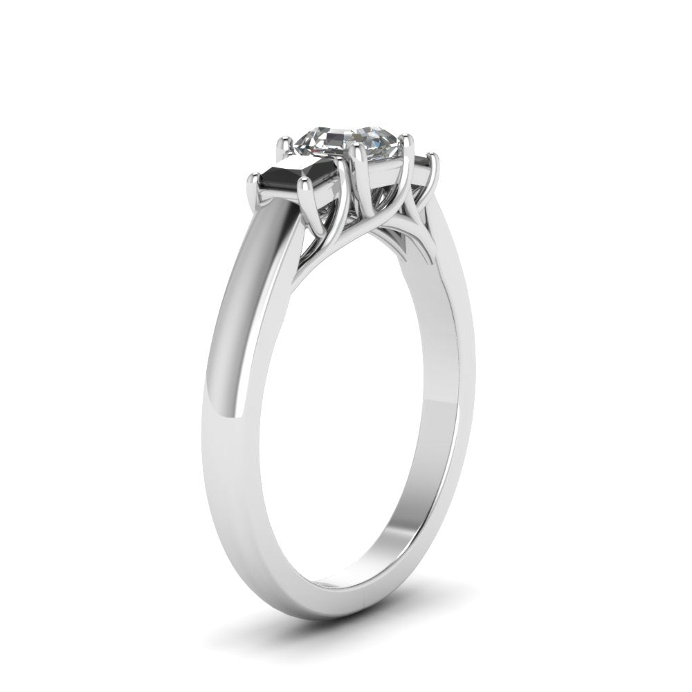 asscher-cut-u-prong-three-stone-engagement-ring-black-diamond-in-14K-white-gold-FDENR578ASRGBLACKANGLE2-NL-WG