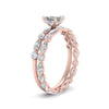 Load image into Gallery viewer, asscher-diamond-floating-marquise-accent-ring-with-eternity-wedding-band-in-rose-gold-FDEWB9398ASANGEL2-NL-RG.jpg?v=1758801983