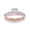 Load image into Gallery viewer, asscher-diamond-floating-marquise-accent-ring-with-eternity-wedding-band-in-rose-gold-FDEWB9398ASANGLE5-NL-RG.jpg?v=1758801942