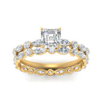 Load image into Gallery viewer, asscher-diamond-floating-marquise-accent-ring-with-eternity-wedding-band-in-yellow-gold-FDEWB9398ASANGLE5-NL-YG_bddd228b-e782-4d5e-8805-4675fe620213.jpg?v=1758802033