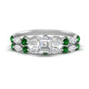 Load image into Gallery viewer, asscher-emerald-floating-marquise-accent-ring-with-eternity-wedding-band-in-white-gold-FDEWB9398ASGEMGR-NL-WG.jpg?v=1758801941
