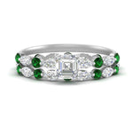 Load image into Gallery viewer, asscher-emerald-floating-marquise-accent-ring-with-eternity-wedding-band-in-white-gold-FDEWB9398ASGEMGR-NL-WG.jpg?v=1758801941
