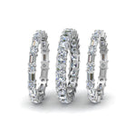 Load image into Gallery viewer, asscher-eternity-band-with-matching-baguette-and-round-in-14K-white-gold-FD8335B-NL-WG.jpg
