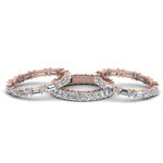 Load image into Gallery viewer, asscher-eternity-band-with-matching-baguette-and-round-in-18K-rose-gold-FD8335B-NL-RG.jpg
