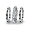 Load image into Gallery viewer, asscher-eternity-band-with-matching-baguette-and-round-with-black-diamond-in-18K-white-gold-FD8335BGBLACK-NL-WG.jpg