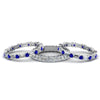 Load image into Gallery viewer, asscher-eternity-band-with-matching-baguette-and-round-with-blue-sapphire-in-14K-white-gold-FD8335BGSABL-NL-WG.jpg