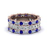 Load image into Gallery viewer, asscher-eternity-band-with-matching-baguette-and-round-with-blue-sapphire-in-18K-rose-gold-FD8335BGSABL-NL-RG.jpg