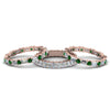 Load image into Gallery viewer, asscher-eternity-band-with-matching-baguette-and-round-with-emerald-in-14K-rose-gold-FD8335BGEMGR-NL-RG.jpg