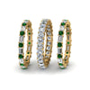 Load image into Gallery viewer, asscher-eternity-band-with-matching-baguette-and-round-with-emerald-in-18K-yellow-gold-FD8335BGEMGR-NL-YG.jpg
