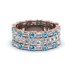 Load image into Gallery viewer, asscher-eternity-band-with-matching-baguette-and-round-with-ice-blue-topaz-in-14K-rose-gold-FD8335BGICBLTO-NL-RG.jpg
