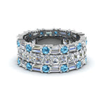 Load image into Gallery viewer, asscher-eternity-band-with-matching-baguette-and-round-with-ice-blue-topaz-in-14K-white-gold-FD8335BGICBLTO-NL-WG.jpg
