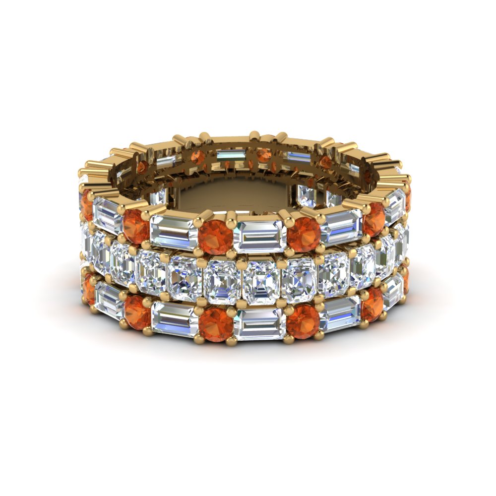 asscher-eternity-band-with-matching-baguette-and-round-with-orange-sapphire-in-18K-yellow-gold-FD8335BGSAOR-NL-YG.jpg
