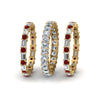 Load image into Gallery viewer, asscher-eternity-band-with-matching-baguette-and-round-with-ruby-in-18K-yellow-gold-FD8335BGRUDR-NL-YG.jpg