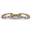 Load image into Gallery viewer, asscher-eternity-band-with-matching-baguette-and-round-with-violac-topaz-in-14K-yellow-gold-FD8335BGVITO-NL-YG.jpg
