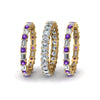Load image into Gallery viewer, asscher-eternity-band-with-matching-baguette-and-round-with-violac-topaz-in-14K-yellow-gold-FD8335BGVITO-NL-YG.jpg