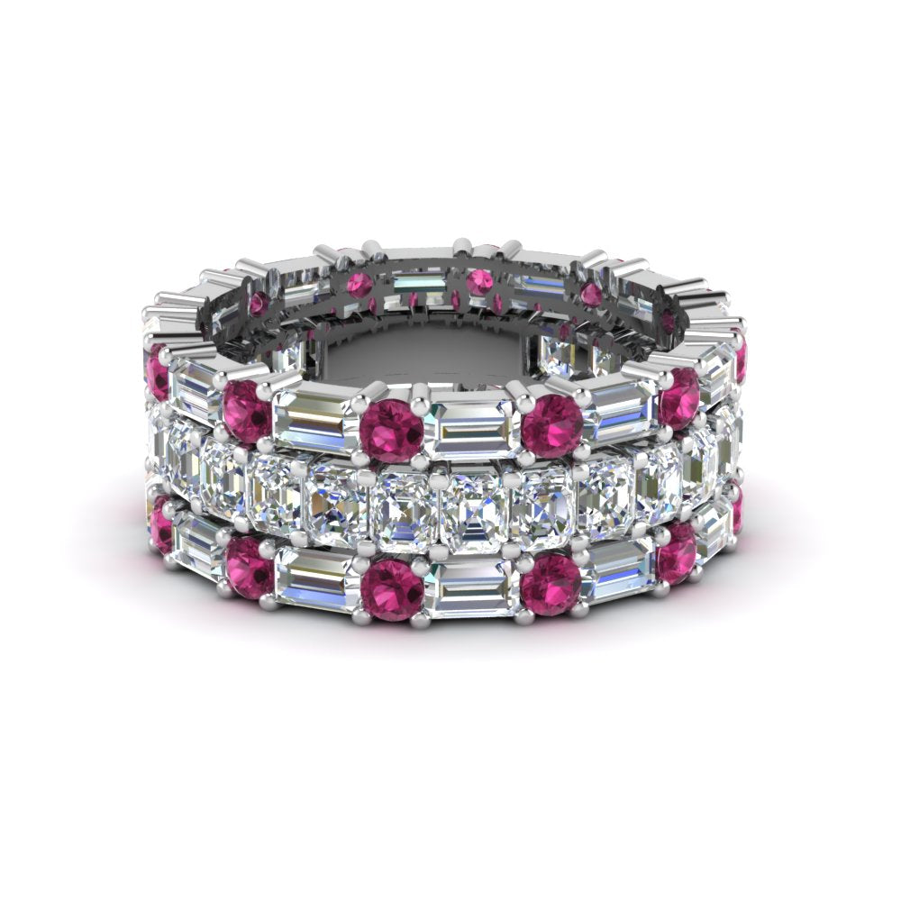 asscher-eternity-band-with-matching-baguette-and-round-with-with-pink-sapphire-in-18K-white-gold-FD8335BGSADRPI-NL-WG.jpg