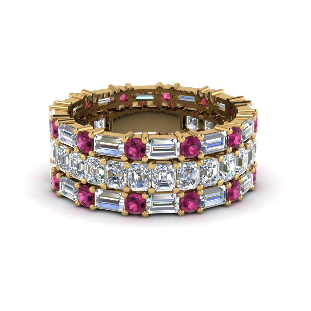 asscher-eternity-band-with-matching-baguette-and-round-with-with-pink-sapphire-in-18K-yellow-gold-FD8335BGSADRPI-NL-YG.jpg