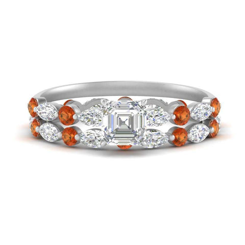 asscher-orange-sapphire-floating-marquise-accent-ring-with-eternity-wedding-band-in-white-gold-FDEWB9398ASGSAOR-NL-WG.jpg?v=1758801941