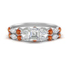 Load image into Gallery viewer, asscher-orange-sapphire-floating-marquise-accent-ring-with-eternity-wedding-band-in-white-gold-FDEWB9398ASGSAOR-NL-WG_ece2372c-73aa-45d1-a3ec-6aae77c3c608.jpg?v=1758801999