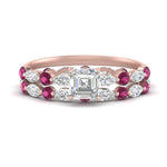 Load image into Gallery viewer, asscher-pink-sapphire-floating-marquise-accent-ring-with-eternity-wedding-band-in-rose-gold-FDEWB9398ASGSADRPI-NL-RG.jpg?v=1758802015

