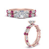 Load image into Gallery viewer, asscher-pink-sapphire-floating-marquise-accent-ring-with-eternity-wedding-band-in-rose-gold-FDEWB9398ASGSADRPIANGEL3-NL-RG_6c6d26a9-656c-4af1-9494-4c9c9594fbac.jpg?v=1758802033