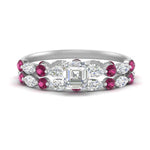 Load image into Gallery viewer, asscher-pink-sapphire-floating-marquise-accent-ring-with-eternity-wedding-band-in-white-gold-FDEWB9398ASGSADRPI-NL-WG_11793323-de65-4872-abda-f33767d0a37a.jpg?v=1758801879