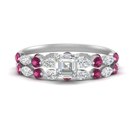 asscher-pink-sapphire-floating-marquise-accent-ring-with-eternity-wedding-band-in-white-gold-FDEWB9398ASGSADRPI-NL-WG.jpg?v=1758801940