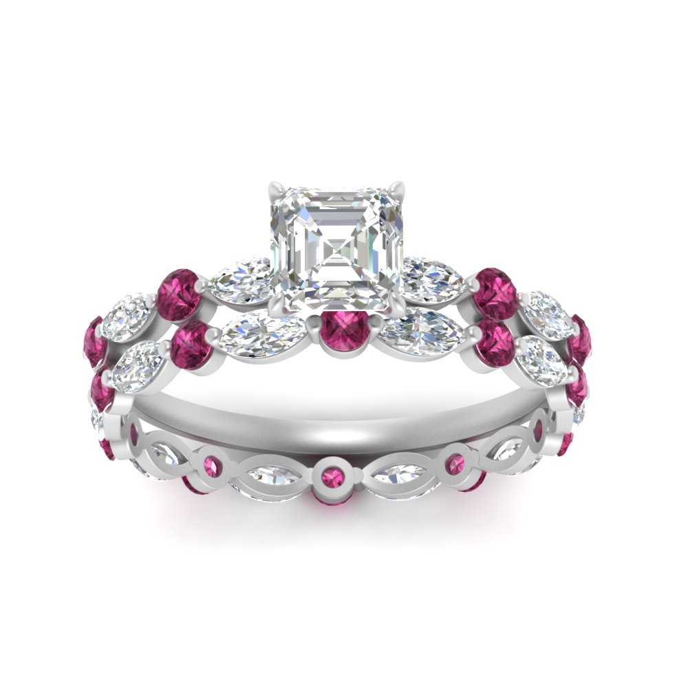 asscher-pink-sapphire-floating-marquise-accent-ring-with-eternity-wedding-band-in-white-gold-FDEWB9398ASGSADRPIANGLE5-NL-WG.jpg?v=1758801939