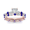 Load image into Gallery viewer, asscher-sapphire-floating-marquise-accent-ring-with-eternity-wedding-band-in-rose-gold-FDEWB9398ASGSABLANGLE5-NL-RG_5f0eac10-8276-4e6b-ac4d-f144b8757b43.jpg?v=1758801999