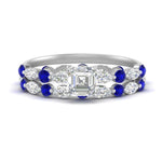 Load image into Gallery viewer, asscher-sapphire-floating-marquise-accent-ring-with-eternity-wedding-band-in-white-gold-FDEWB9398ASGSABL-NL-WG_a92372f8-c64e-4962-b719-2f9c5f87dd6a.jpg?v=1758801999