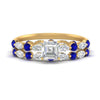 Load image into Gallery viewer, asscher-sapphire-floating-marquise-accent-ring-with-eternity-wedding-band-in-yellow-gold-FDEWB9398ASGSABL-NL-YG.jpg?v=1758802015