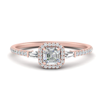 asscher-shaped-lab-diamond-baguette-accented-ring-in-rose-gold-FD10047ASR-NL-RG