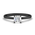 Thumbnail 16 - Asscher Solitaire Tulip Engagement Ring