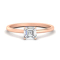 Thumbnail 6 - Asscher Solitaire Tulip Engagement Ring