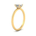 Thumbnail 13 - Asscher Solitaire Tulip Engagement Ring