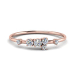 Load image into Gallery viewer, asymmetric-diamond-promise-ring-in-14K-rose-gold-FD8354ROR-NL-RG
