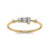 Load image into Gallery viewer, asymmetric-diamond-promise-ring-in-14K-yellow-gold-FD8354ROR-NL-YG