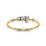 Load image into Gallery viewer, asymmetric-diamond-promise-ring-in-14K-yellow-gold-FD8354ROR-NL-YG
