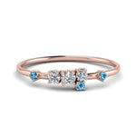 Load image into Gallery viewer, asymmetric-diamond-promise-ring-with-ice-blue-topaz-in-14K-rose-gold-FD8354RORGICBLTO-NL-RG
