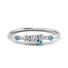 Load image into Gallery viewer, asymmetric-diamond-promise-ring-with-ice-blue-topaz-in-14K-white-gold-FD8354RORGICBLTO-NL-WG