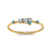Load image into Gallery viewer, asymmetric-diamond-promise-ring-with-ice-blue-topaz-in-14K-yellow-gold-FD8354RORGICBLTO-NL-YG