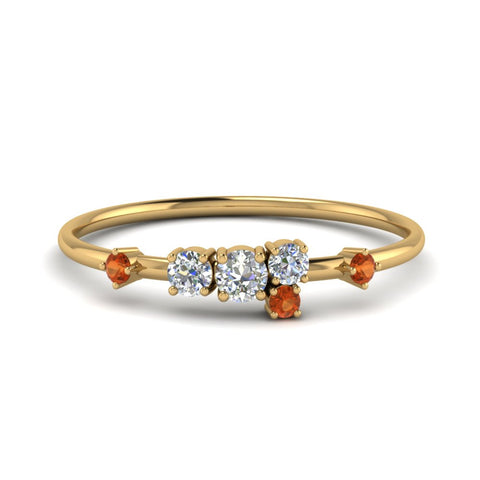asymmetric-diamond-promise-ring-with-orange-sapphire-in-14K-yellow-gold-FD8354RORGSAOR-NL-YG