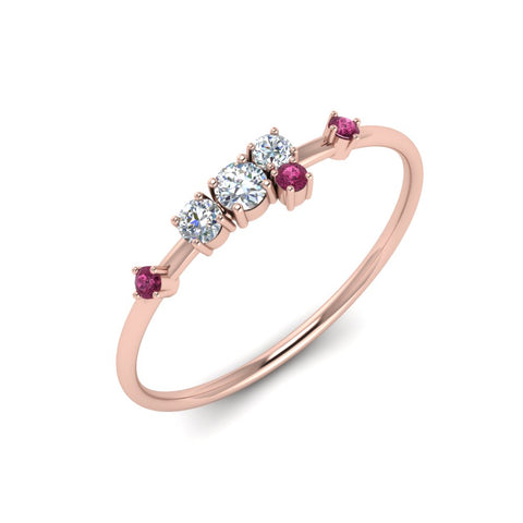 asymmetric-diamond-promise-ring-with-pink-sapphire-in-14K-rose-gold-FD8354RORGSADRPI-NL-RG