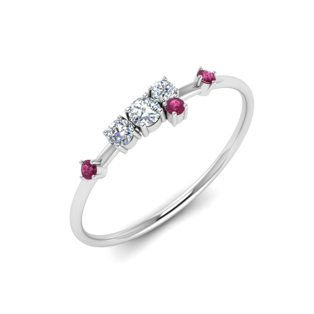 asymmetric-diamond-promise-ring-with-pink-sapphire-in-14K-white-gold-FD8354RORGSADRPI-NL-WG