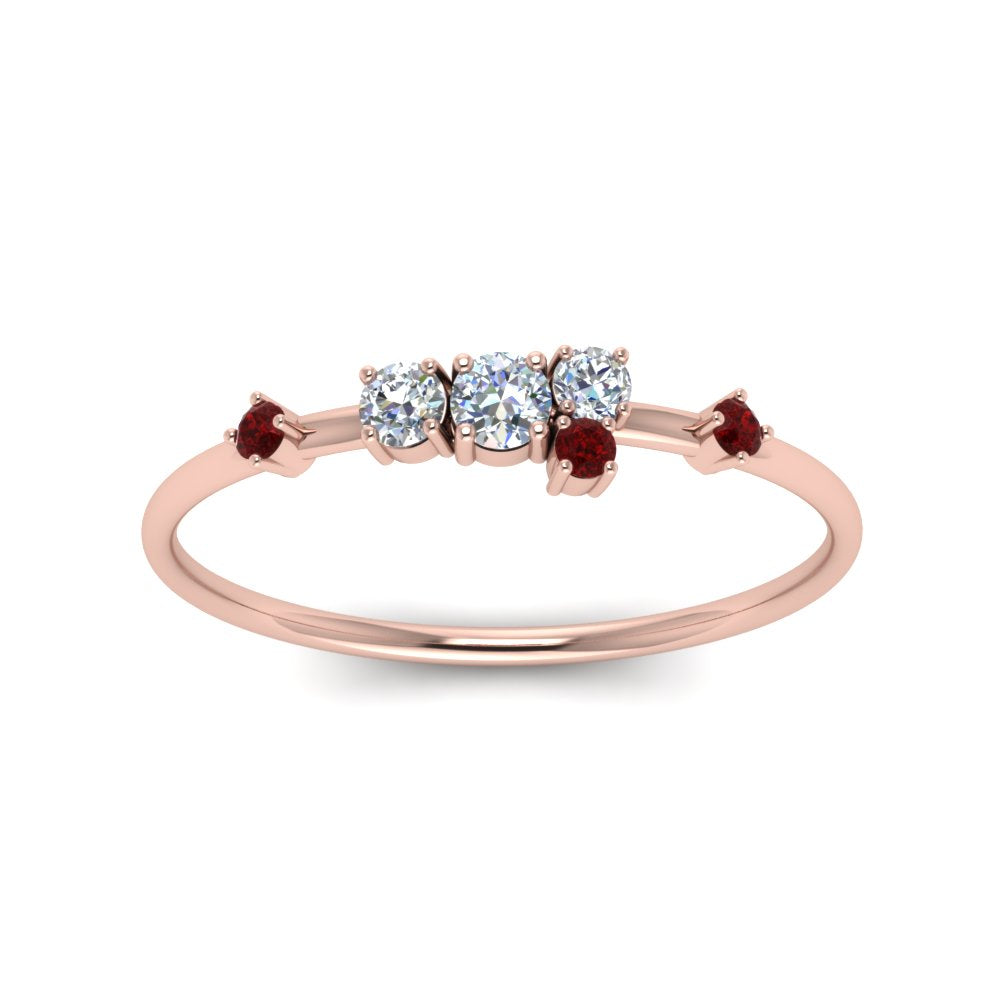 asymmetric-diamond-promise-ring-with-ruby-in-14K-rose-gold-FD8354RORGRUDR-NL-RG