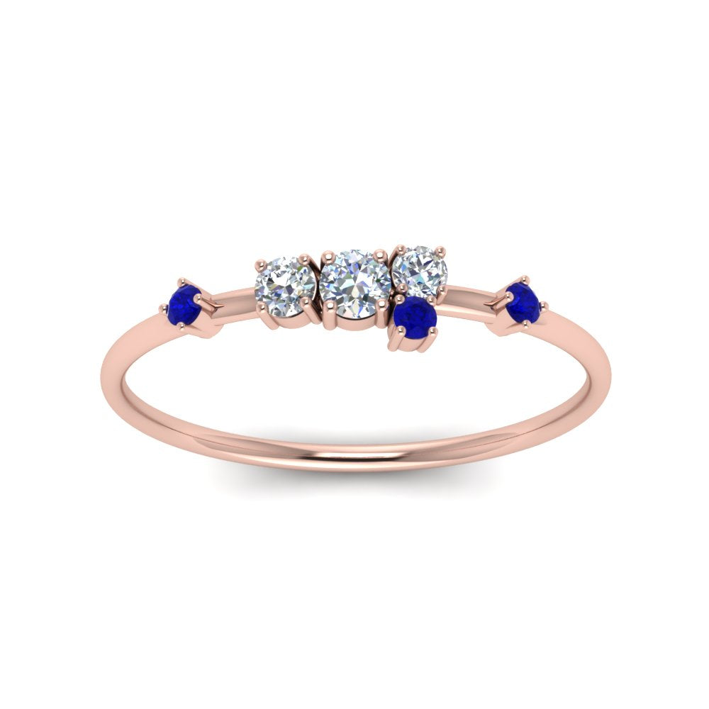 asymmetric-diamond-promise-ring-with-sapphire-in-14K-rose-gold-FD8354RORGSABL-NL-RG